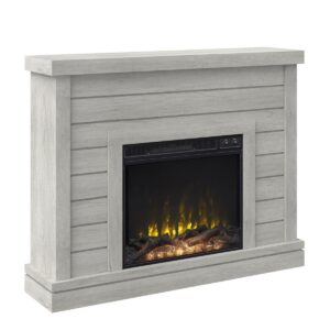 Alaya Wall Mounted Electric Fireplace Sand & Stable Finish