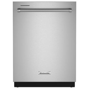KitchenAid 24″ Fully-Integrated Built-In Dishwasher with 30 Total Wash Jets in PrintShield Stainless Steel