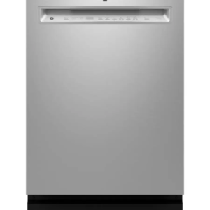 GE – 24″ Front Control Built-In Tub Dishwasher with 3rd Rack, Sanitize Cycle and 47 dBA – Stainless Steel
