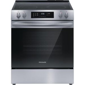 Frigidaire 30″ Front Control Electric Range FCFE3062AS