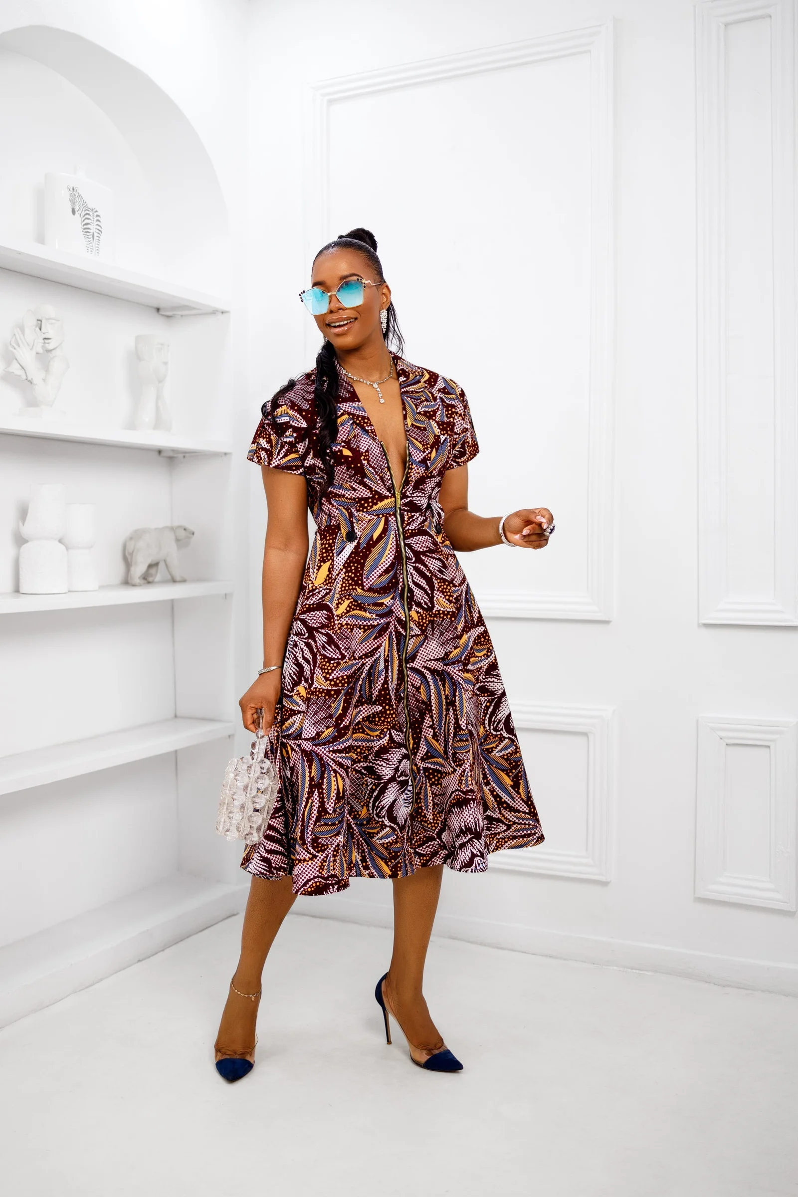 juliet african print midi dress juliet african print midi dress